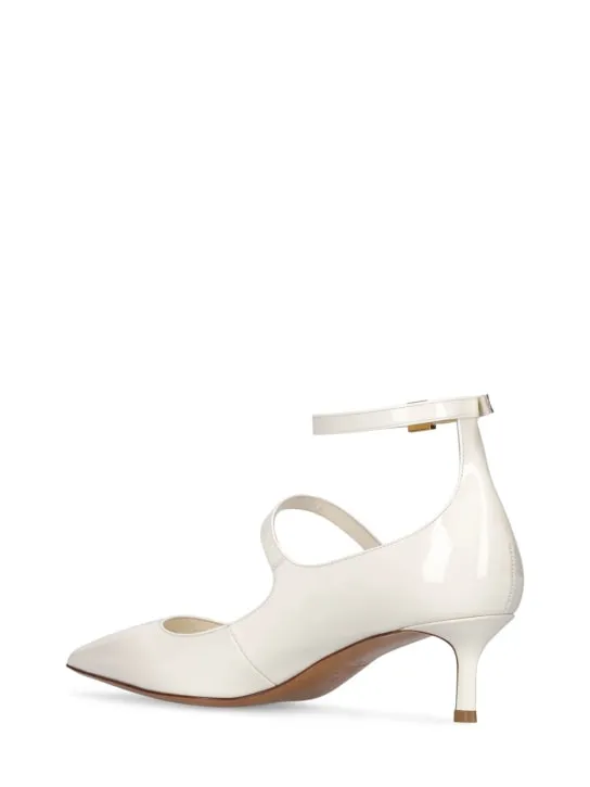 Valentino Garavani   50mm Tiptoe patent leather pumps 