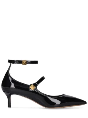 Valentino Garavani   50mm Tiptoe patent leather pumps 