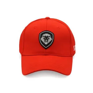 VT Shield Logo Future Looks Bright Red & Black Flex Fit Hat