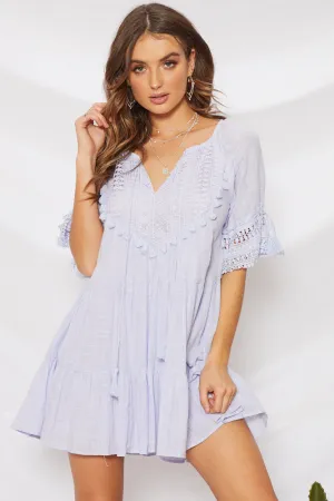 Wave After Wave Dress Lavender