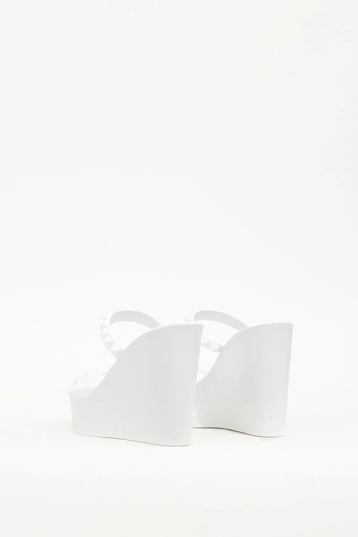 White Jelly Tonino Wedge Sandal