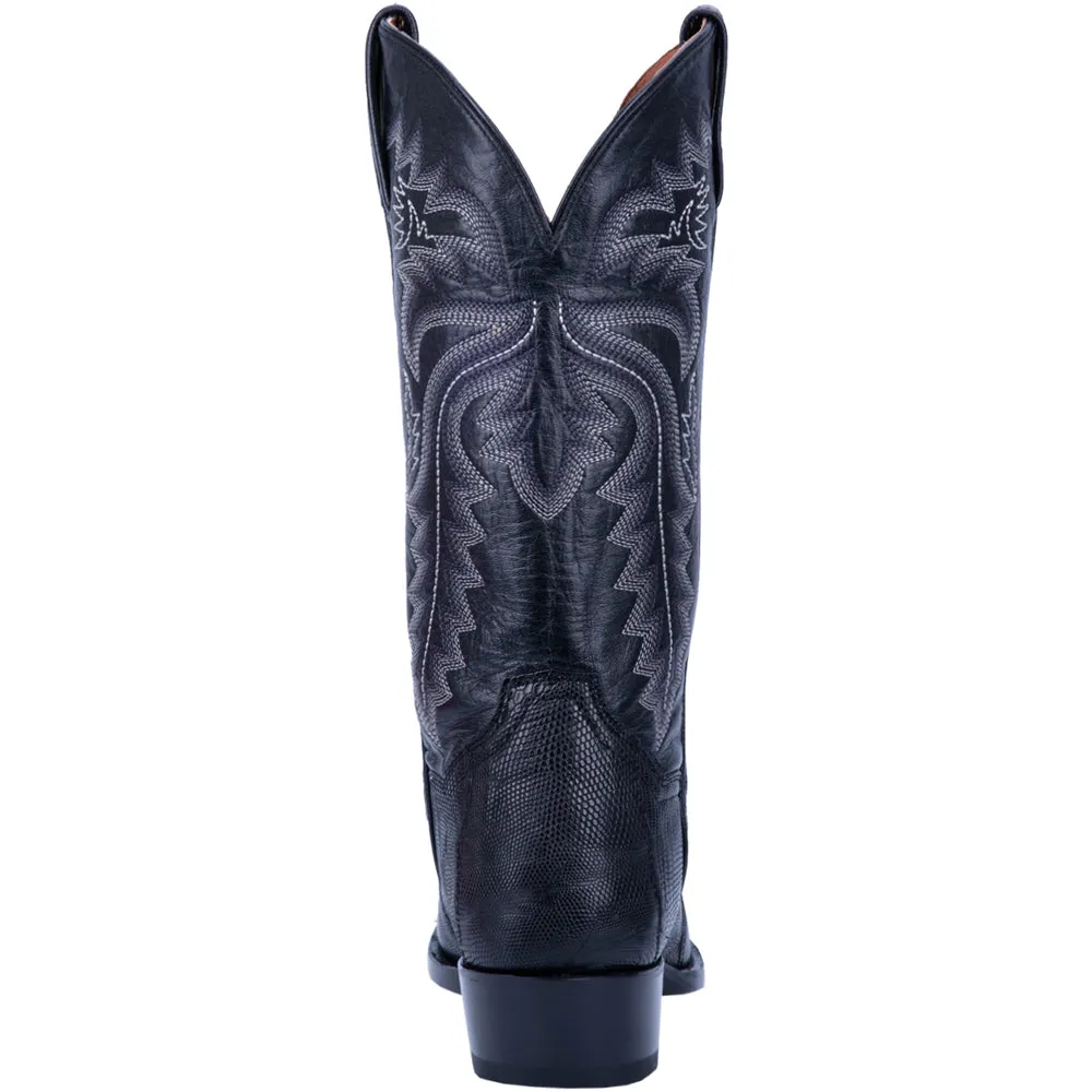 Winston Lizard Round Toe Cowboy Boots