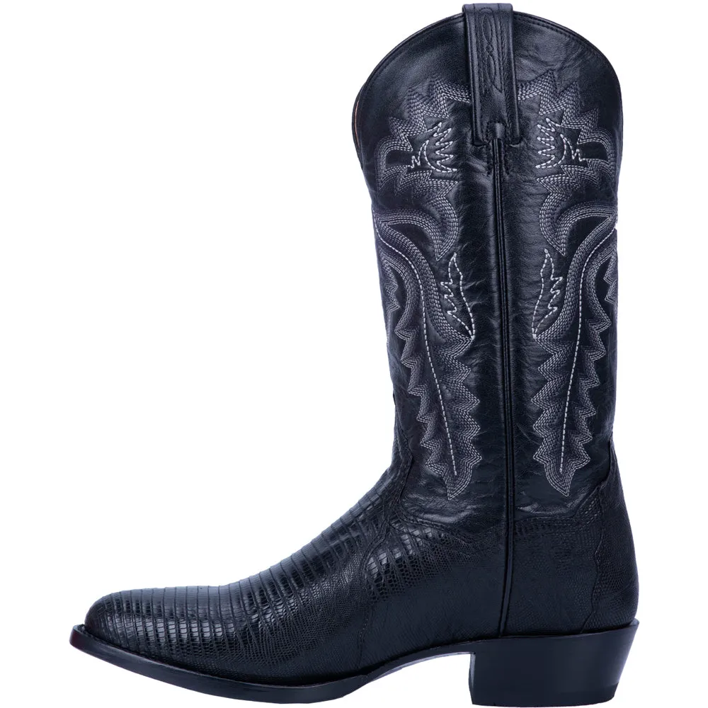 Winston Lizard Round Toe Cowboy Boots