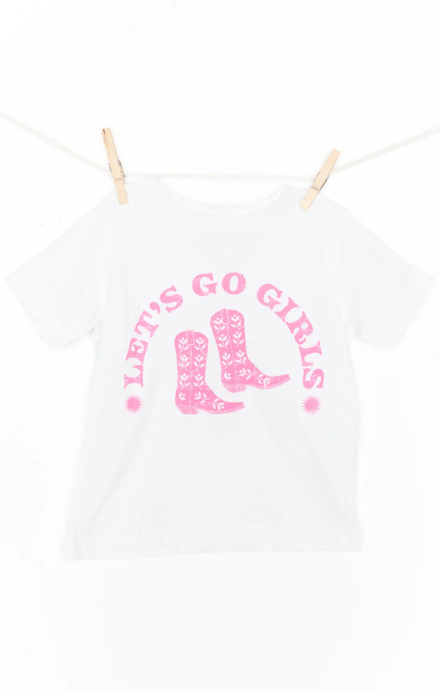 Wolfie Tee ~ Lets Go Girls Graphic