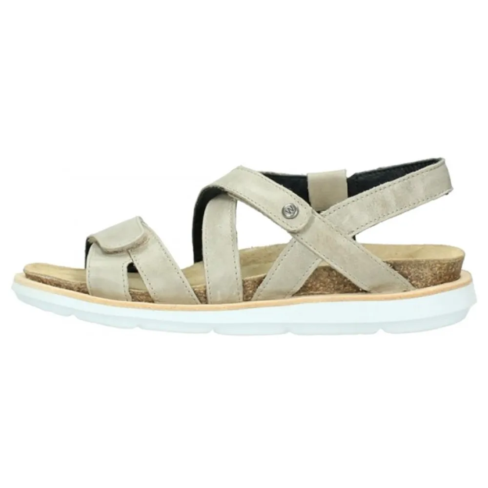 Wolky Sunstone Taupe Leather Sandal (Women's)