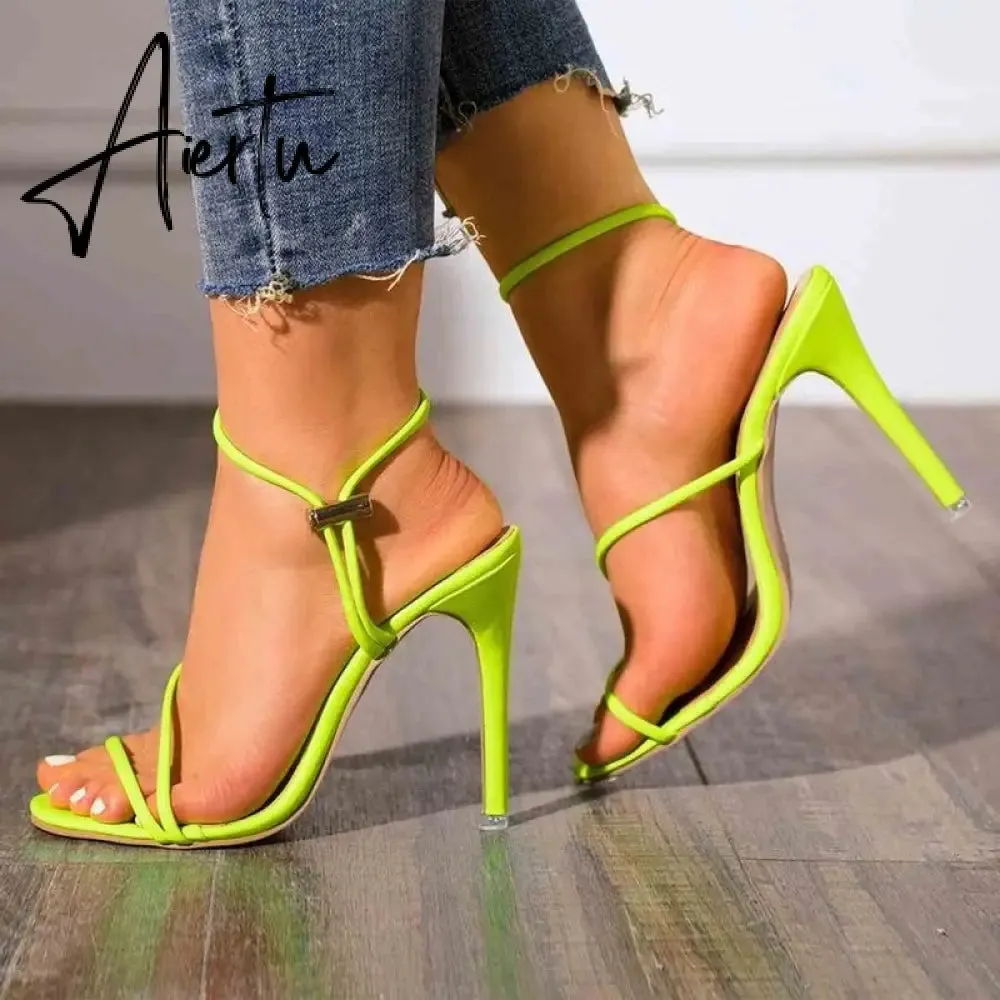 Women Pumps Snake Wedding Shoes Sandals Summer Low Heel Shoes PU  Gladiator Luxury Shoes Women Designers Zapatos De Mujer