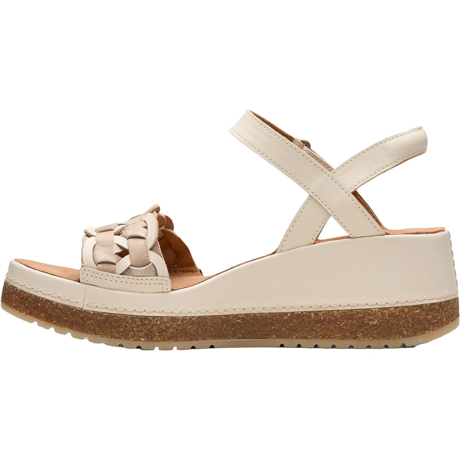 Women's Clarks Kassanda Bar Cream Multi Leather