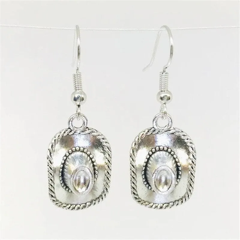 Women's Cowboy Western Dangling Earrings