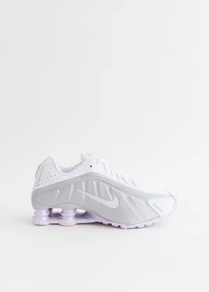 Women's Shox R4 'White Metallic Platinum' Sneakers