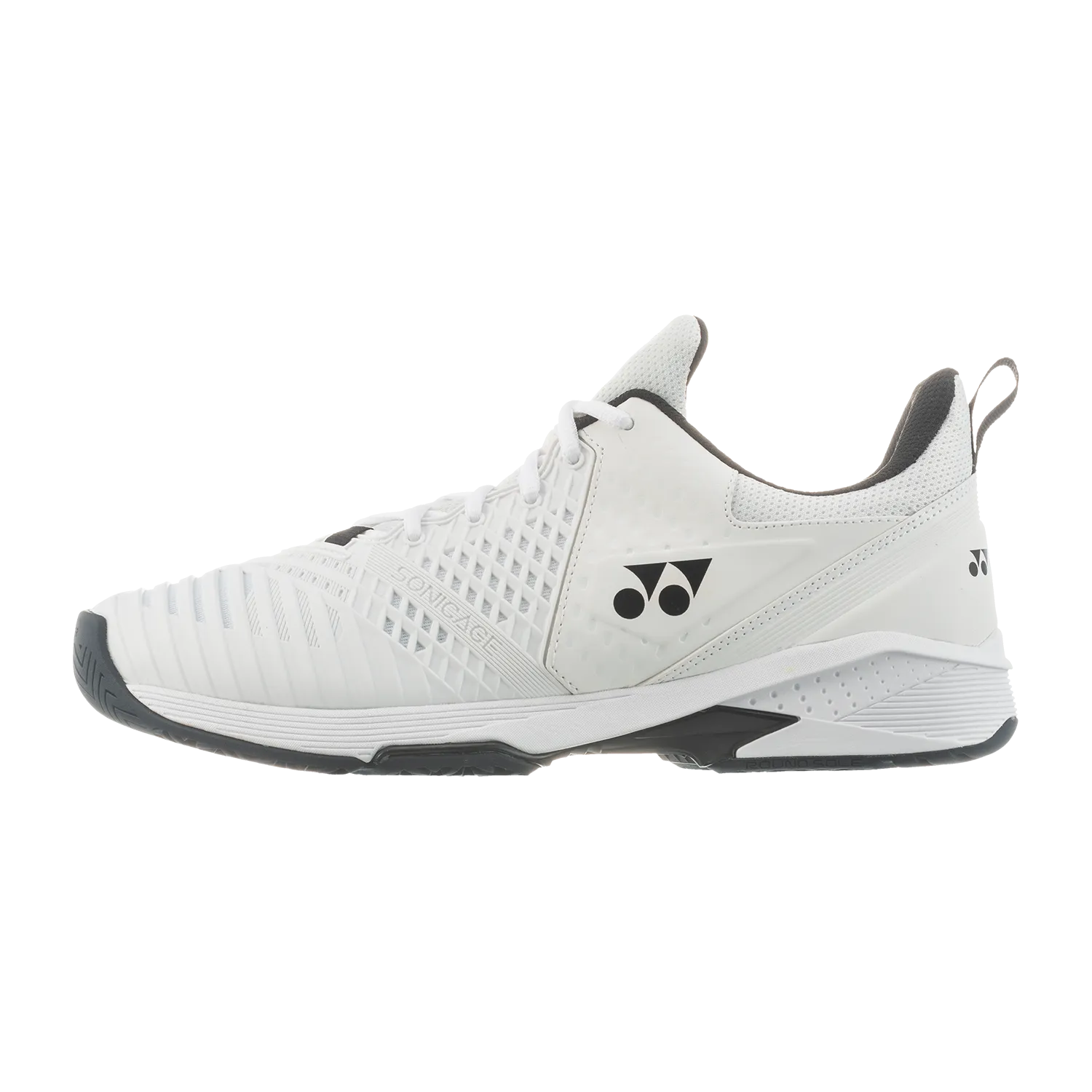 Yonex Men's Sonicage 3 PLUS 4E (White/Black)